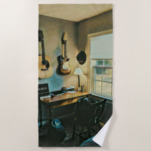 Gitarrengeschenke Strandtuch