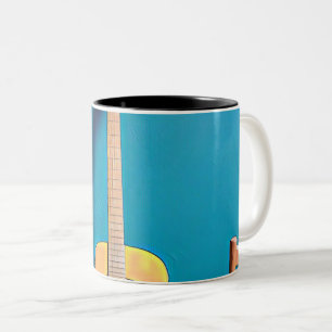 Gitarrengeschenke Zweifarbige Tasse