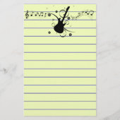 Gitarrengeschosse Briefpapier (Vorderseite)
