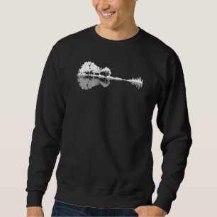 Gitarrengitarre Naturwald Bass Gitarrist Sweatshirt