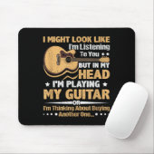 Gitarrengraf für Männer - Funny Musician Guitar Gr Mousepad (Mit Mouse)