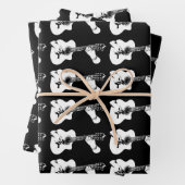 Gitarrengrafik Geschenkpapier Set (Beispiel)