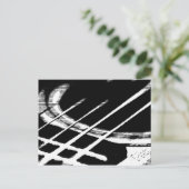 Gitarrengrüßer Postkarte (Stehend Vorderseite)