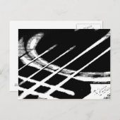 Gitarrengrüßer Postkarte (Vorne/Hinten)