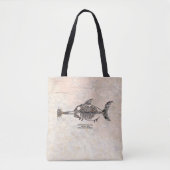 Gitarrenhai Fossil Fisch Tasche (Vorderseite)