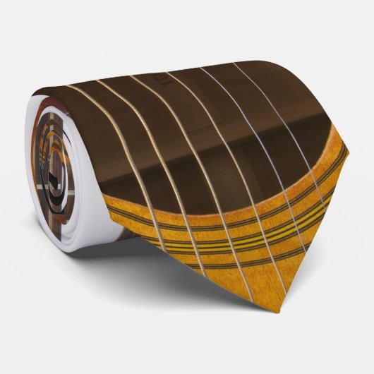 Gitarrenhals-Krawatte Krawatte (Gerollt)