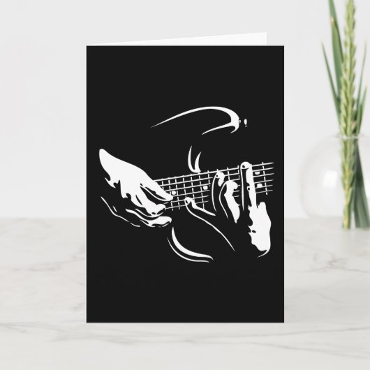 Gitarrenhand-DKT Karte (Vorderseite)