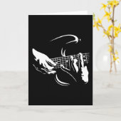 Gitarrenhand-DKT Karte (Gelbe Blume)