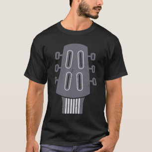 GitarrenHeadstock Bass Gitarren Gitarrist Akustike T-Shirt