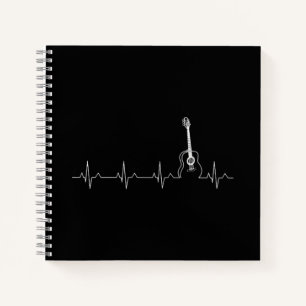 Gitarrenherzschlag Notizblock