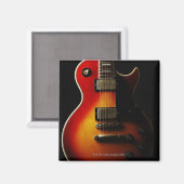 Gitarreninstrumente Magnet (Vorderseite/Rückseite)