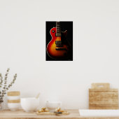 Gitarreninstrumente Poster (Küche)