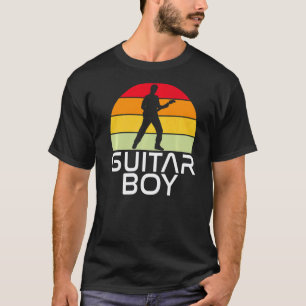 Gitarrenjunge Musikinstrument Gitarrespieler T-Shirt