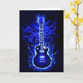 Gitarrenkarte Karte (Gelbe Blume)