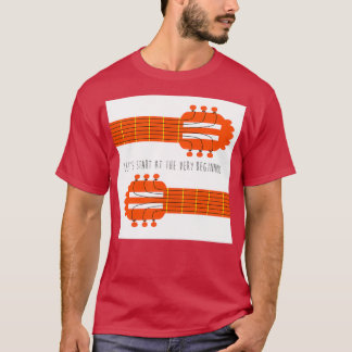 Gitarrenklang der Musik T-Shirt
