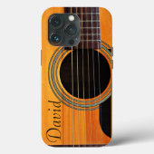 Gitarrenklangloch personalisiert Case-Mate iPhone hülle (Rückseite)
