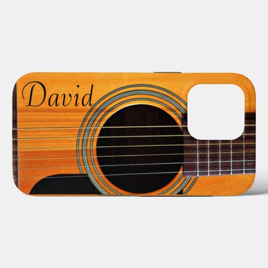 Gitarrenklangloch personalisiert Case-Mate iPhone hülle (Rückseite (Horizontal))