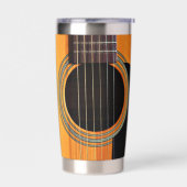 Gitarrenklangloch personalisiert thermobecher (Links)