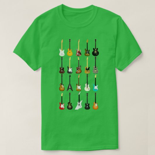 Gitarrenkollektion 1 T-Shirt (Design vorne)