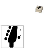 Gitarrenkopf-Symbol  Gummistempel (Stempel)