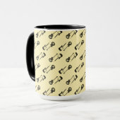 Gitarrenkörper Kaffeetasse (Vorderseite Links)