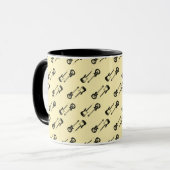 Gitarrenkörper Kaffeetasse (Vorderseite Links)