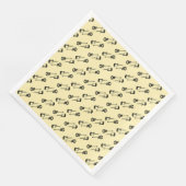 Gitarrenkörper Papiertücher Serviette (Ecke)