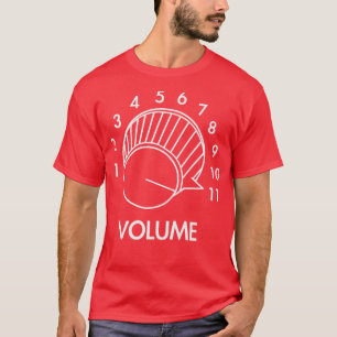 Gitarrenlautstärke bis 11 Lustiges Musiker-Geschen T-Shirt