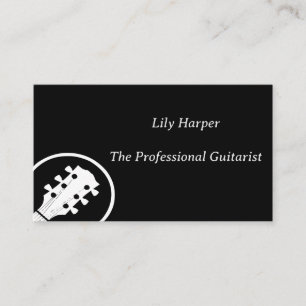 Gitarrenlehrer   Elektrische und akustische Lektio Telefonnummerkarte