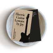 Gitarrenlehrer Gitarrist Kraft Visitenkarte