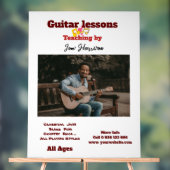 Gitarrenlehrer - individuelles Akryllisches Zeiche Acrylschild (Neutral)