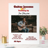 Gitarrenlehrer - individuelles Akryllisches Zeiche Acrylschild (Hochzeit)