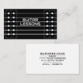 Gitarrenlehrer Musiklehrer Lehrer Lehrer Visitenkarte (Vorne/Hinten)