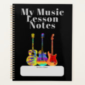 Gitarrenlehrer Musikunterricht Student Custom Planer (Vorderseite)