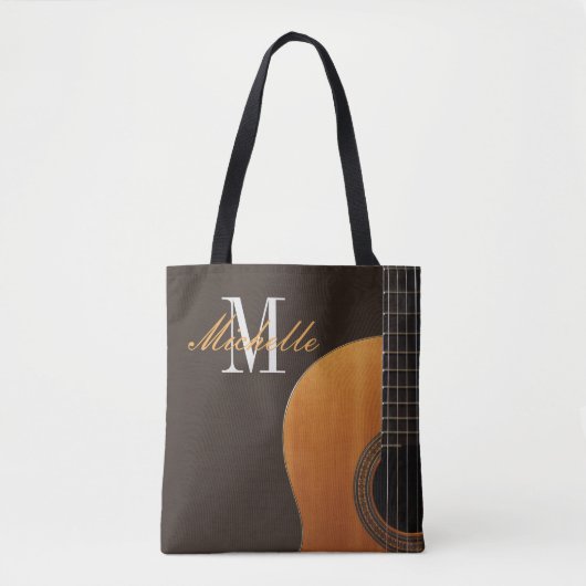 Gitarrenlehrer und Schüler mit eigenem Namen Tasche (Vorderseite)