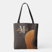 Gitarrenlehrer und Schüler mit eigenem Namen Tasche (Rückseite)
