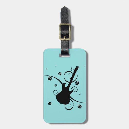 Gitarrenlesetag Gepäckanhänger (Vorderseite vertikal)