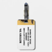 Gitarrenlesetag Gepäckanhänger (Rückseite vertikal)