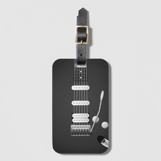 Gitarrenlesetag Gepäckanhänger (Vorderseite Vertikal)