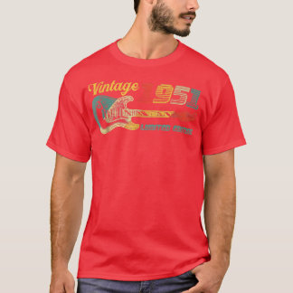Gitarrenliebhaber 71 Jahre alt Vintage 1951 Limiti T-Shirt