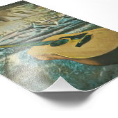 Gitarrenliebhaber Fotodruck (Ecke)