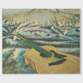 Gitarrenliebhaber Geschenkpapier (Flach)