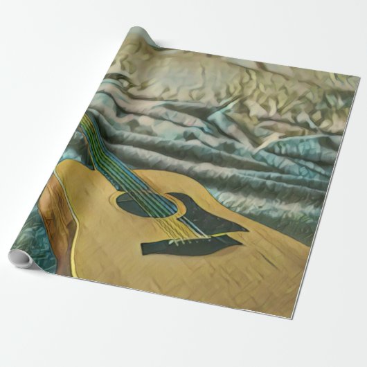 Gitarrenliebhaber Geschenkpapier (Ungerollt)
