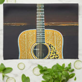 Gitarrenliebhaber Geschirrtuch (Gefaltet)