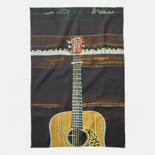 Gitarrenliebhaber Geschirrtuch