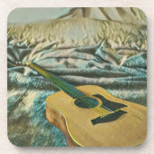 Gitarrenliebhaber Getränkeuntersetzer (Vorderseite)