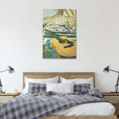 Gitarrenliebhaber Leinwanddruck (Insitu (Schlafzimmer))