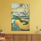 Gitarrenliebhaber Leinwanddruck (Insitu (Wohnzimmer))