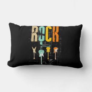 Gitarrenliebhaber Retrostil Geschenk für Gitar Lendenkissen