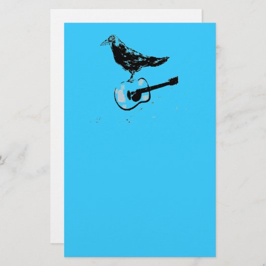 Gitarrenlied Briefpapier (Vorne/Hinten)